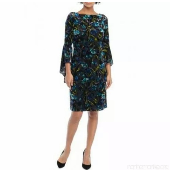 The Limited NWT suede like floral dress size small - Picture 1 of 9